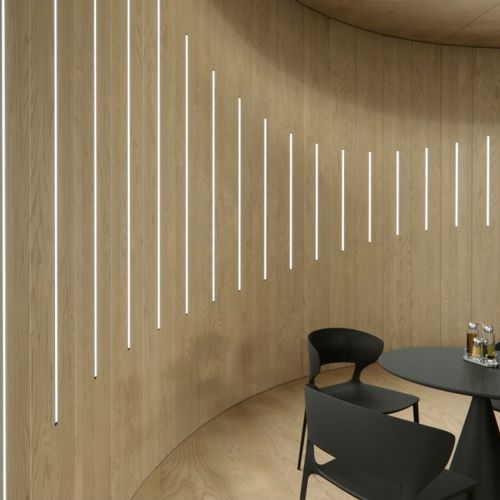 Profilo in alluminio anodizzato - DAL-10070 - danlite - rettangolare / per muro