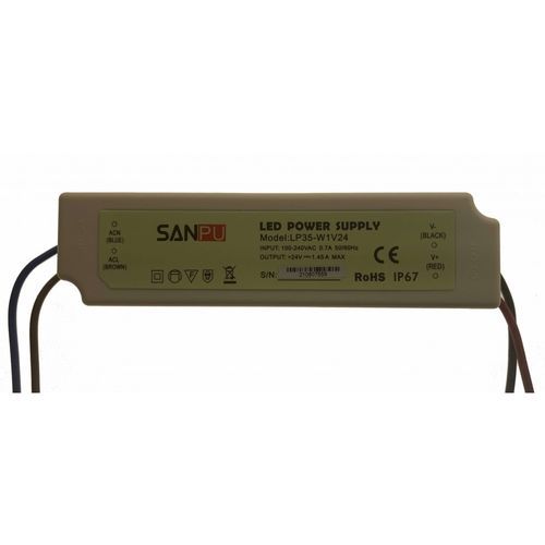 Alimentazione elettrica AC/DC - LT2436ET - danlite - ad uscita semplice / per illuminazione a LED / per uso residenziale