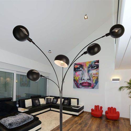 Lampada da terra - ELTANIN - Deko-Light Elektronik Vertriebs GmbH  - in metallo / design originale / con cavo