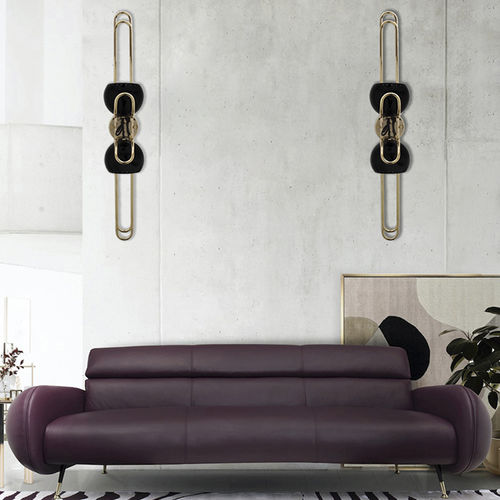 Applique contemporanea - NEIL - DelightFULL - da interno / in alluminio / in ottone