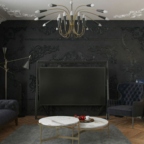 Lampadario contemporaneo - ARETHA - DelightFULL - in ottone / in alluminio / contract