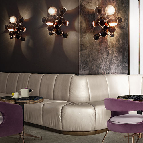 Applique design originale - ATOMIC - DelightFULL - da interno / in ottone / in acciaio