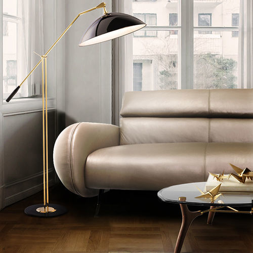 Lampada da terra - ARMSTRONG - DelightFULL - in alluminio / in ottone / in marmo