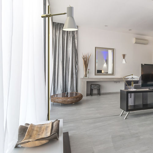 Lampada da terra - COLEMAN - DelightFULL - in alluminio / in ottone / in acciaio
