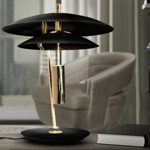 Lampada da tavolo - BASIE - DelightFULL - in alluminio / in ottone / in marmo
