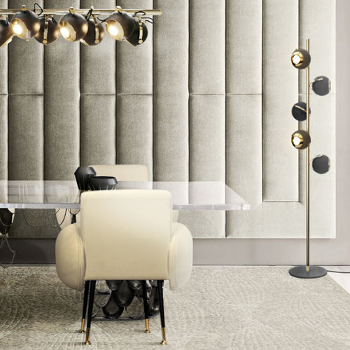 Lampada da terra - SCOFIELD - DelightFULL - in alluminio / in ottone / contemporanea