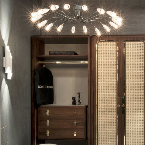 Lampadario design minimalista - NORAH - DelightFULL - in ottone / in alluminio / contract