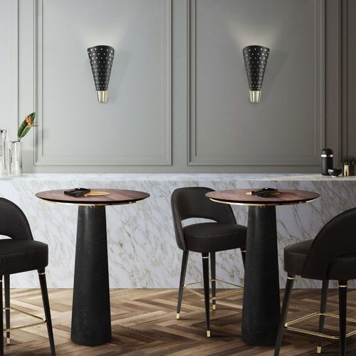 Applique in stile scandinavo - DIZZY - DelightFULL - da interno / in alluminio / in ottone