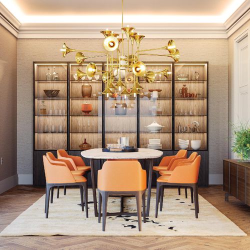 Lampada a sospensione - BOTTI - DelightFULL - in ottone / contemporanea / con cavo