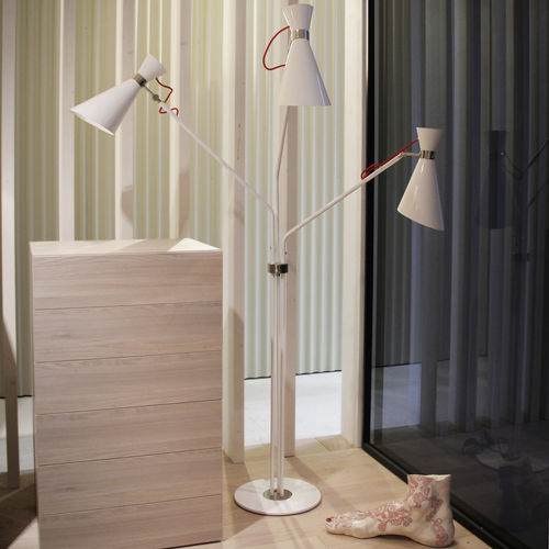 Lampada da terra - SIMONE - DelightFULL - in alluminio / in ottone / contemporanea