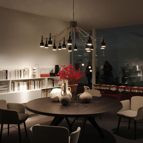 Lampadario contemporaneo - ELLA  - DelightFULL - in ottone / in alluminio / da 15 lampadine