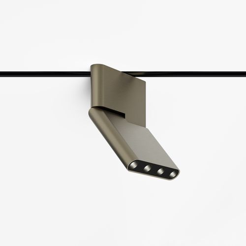 Faretti a binario LED - °turn.micro - Eden Design B.V.B.A  - rettangolare / in alluminio anodizzato / contract
