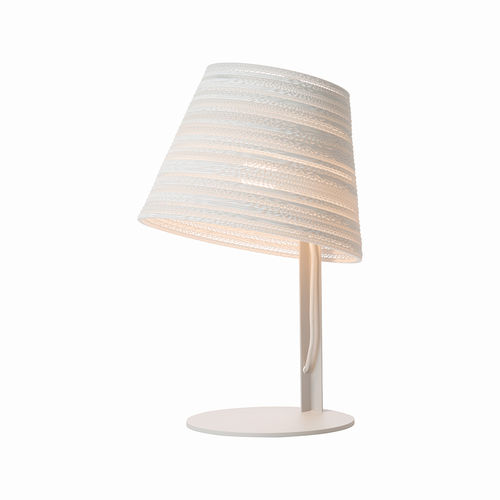Lampada da tavolo - TILT WHITE - graypants  - in cartone / contemporanea / con cavo