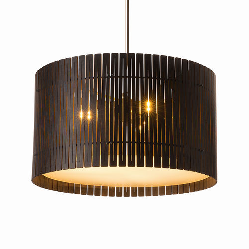 Lampada a sospensione - D6 - graypants  - in acciaio / in acciaio con rivestimento a polvere / in legno