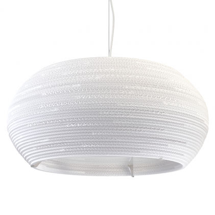 Lampada sospesa - OHIO WHITE - graypants  - in vetro smerigliato / in cartone / contemporanea