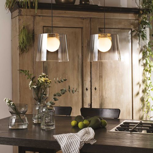 Lampada a sospensione - FADE SP1 - Ideal Lux S.r.l.  - in metallo / in vetro soffiato / contemporanea