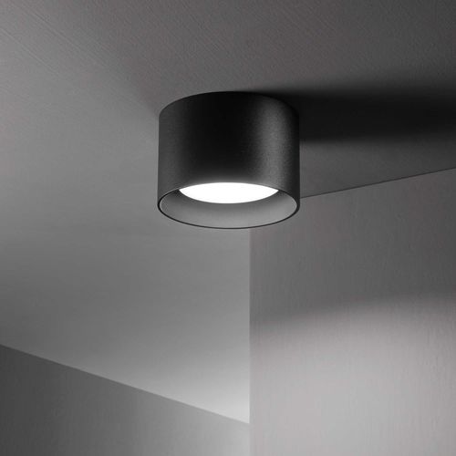 Plafoniera contemporanea - SPIKE PL1 - Ideal Lux S.r.l.  - rotonda / in alluminio / in ottone