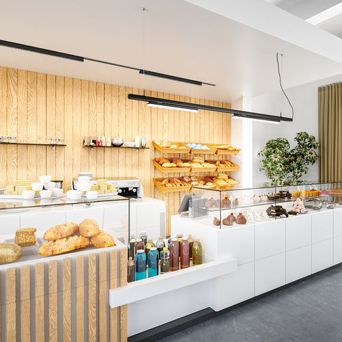 Faretti a binario LED - Display  - Ideal Lux S.r.l.  - lineare / in alluminio / contract