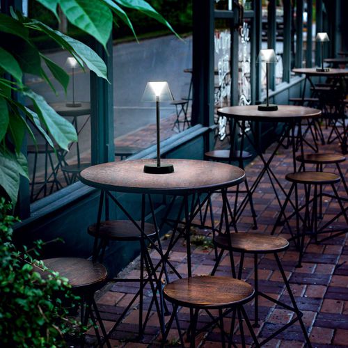 Lampada da tavolo - LOLITA TL - Ideal Lux S.r.l.  - in metallo / contemporanea / a batteria ricaricabile