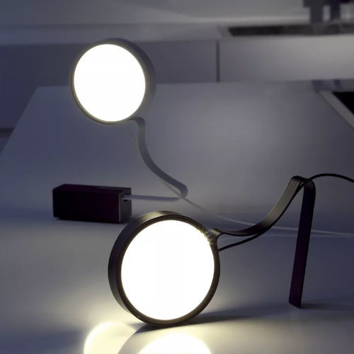 Lampada da tavolo - DO NOT DISTURB - Knikerboker - in acciaio / in vetro / contemporanea
