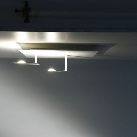 Plafoniera contemporanea - DESAGN: 50A2 - Knikerboker - quadrata / in metallo / LED