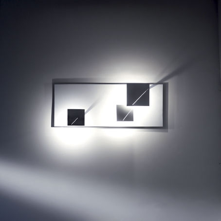 Applique contemporanea - DESAGN: 100A3 - Knikerboker - da interno / in acciaio inossidabile / LED