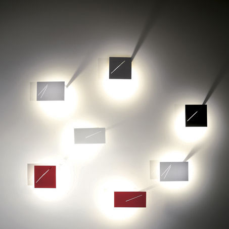 Applique contemporanea - DESAGN: 160/205/230 - Knikerboker - da interno / in acciaio inossidabile / LED