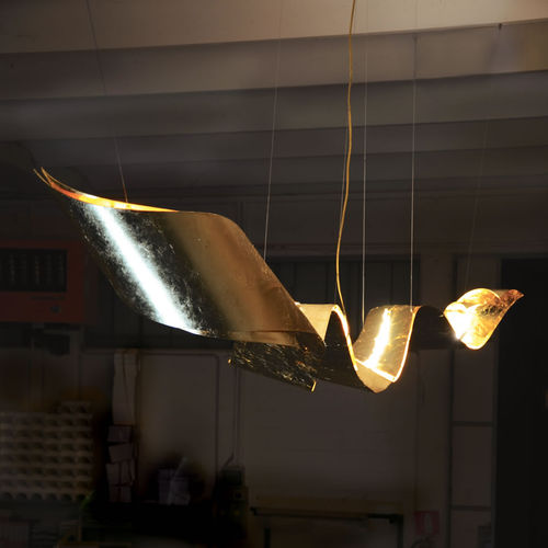 Lampada a sospensione - A TEMPO PERSO - Knikerboker - in alluminio / contemporanea / con cavo