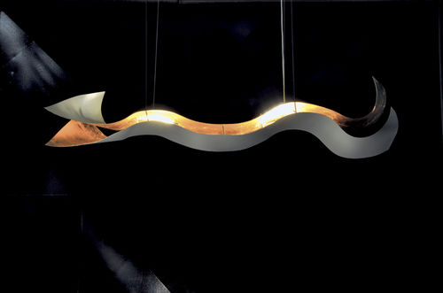 Lampada a sospensione - A TEMPO PERSO: 160 - Knikerboker - in alluminio / contemporanea / con cavo