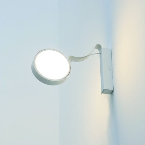 Applique contemporanea - DND: PROFILE - Knikerboker - da interno / in acciaio / tonda