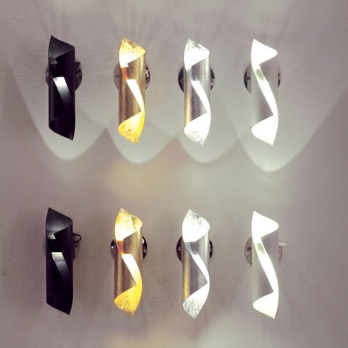 Applique contemporanea - HUÉ: P1 - Knikerboker - da interno / in acciaio / LED