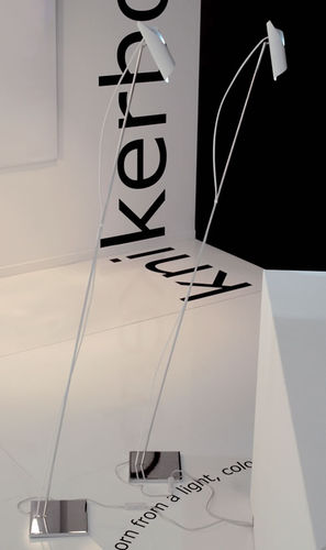 Lampada da terra - HUÉ - Knikerboker - in acciaio / contemporanea / con cavo