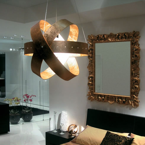 Lampada a sospensione - ECLIPTIKA: S60 - Knikerboker - in alluminio / contemporanea / con cavo
