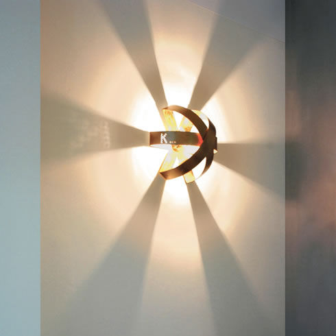 Applique contemporanea - ECLIPTIKA: P40 - Knikerboker - da interno / in alluminio
