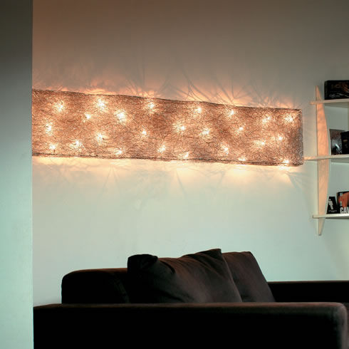 Applique contemporanea - QUADRO: P 200×40 - Knikerboker - da interno / in alluminio / rettangolare