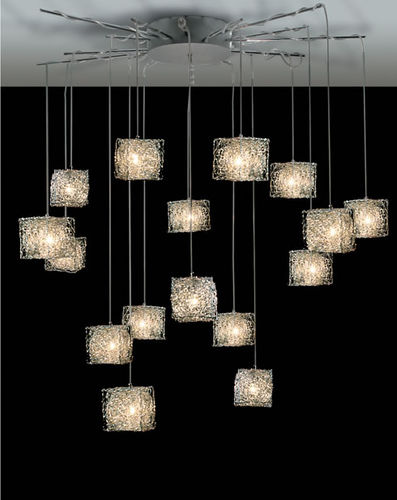 Lampada a sospensione - KUBINI: S 16 - Knikerboker - in alluminio / contemporanea / alogena
