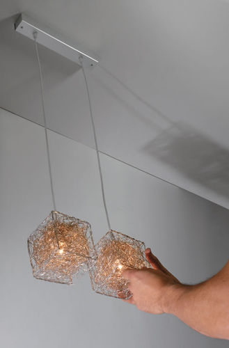 Lampada a sospensione - KUBINI: Z 2 - Knikerboker - in alluminio / contemporanea / con cavo