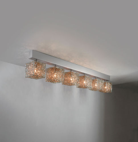 Plafoniera contemporanea - KUBINI: T 6 - Knikerboker - in alluminio / alogena / da interno