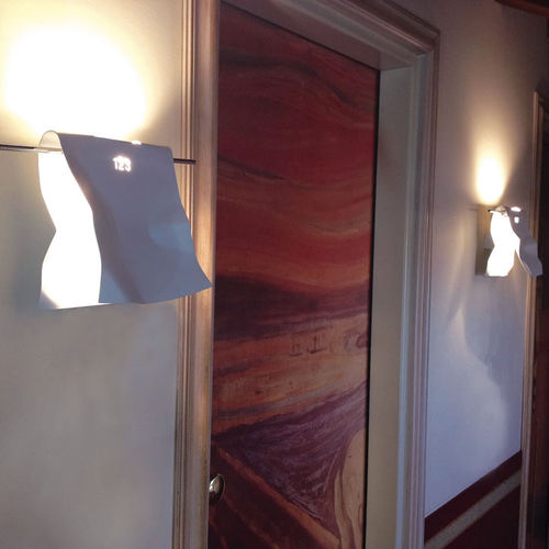 Applique design originale - STENDIMI: P 20 - Knikerboker - da interno / in acciaio / LED