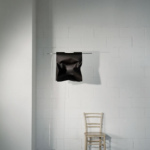 Lampada da terra - STENDIMI: T 40 - Knikerboker - in acciaio / design originale / con cavo