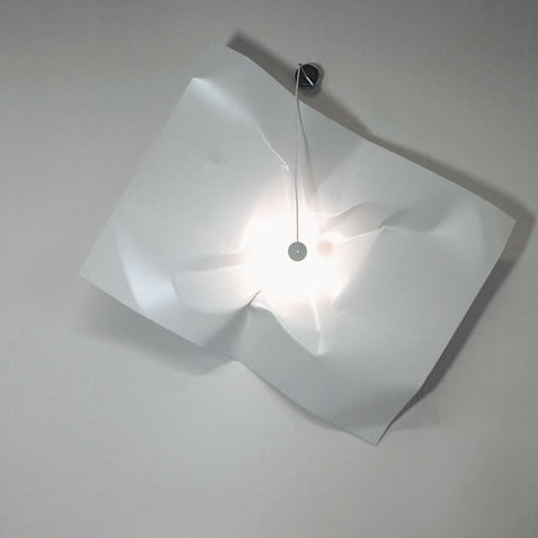 Applique design originale - CRASH: P 100 - Knikerboker - da interno / in acciaio / LED