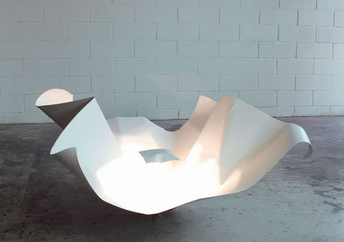 Lampada da tavolo - Knikerboker - in acciaio / design originale / con cavo