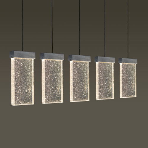 Luce a sospensione - GRAND CRU COLONADES - MASSIFCENTRAL - LED / rettangolare / in vetro