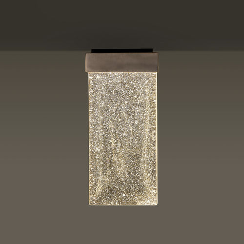 Plafoniera contemporanea - GRAND CRU SOLITAIRE SC - MASSIFCENTRAL - rettangolare / in vetro / LED