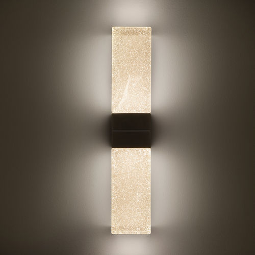 Applique contemporanea - GRAND PAPILLON DUO - MASSIFCENTRAL - da interno / in vetro / rettangolare