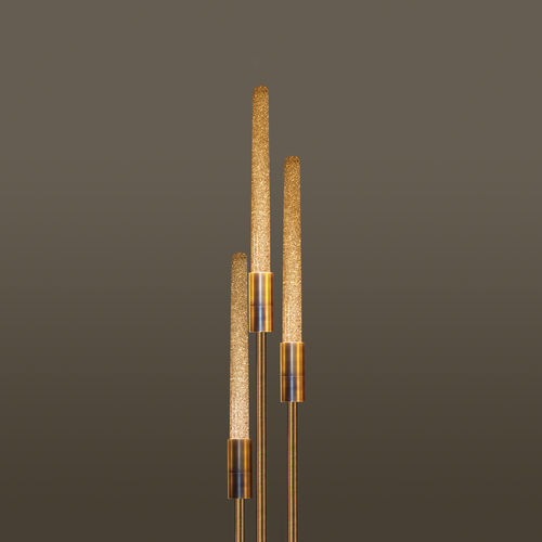 Lampada da terra - STÈLE PISTON - MASSIFCENTRAL - in vetro / contemporanea / con cavo