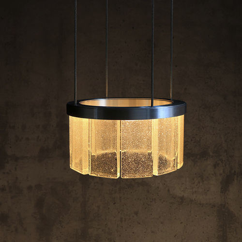 Plafoniera design minimalista - CASINOROND - MASSIFCENTRAL - rotonda / in vetro / LED