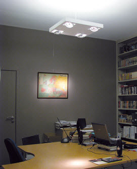 Lampada a sospensione - GUMBLE : DOWN/UP - 100% LIGHT bvba  - in alluminio / contemporanea / con cavo