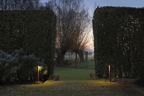 Lampioncino da giardino - L-SCOUT : 2000 - 100% LIGHT bvba  - contemporaneo / in acciaio / alogeno