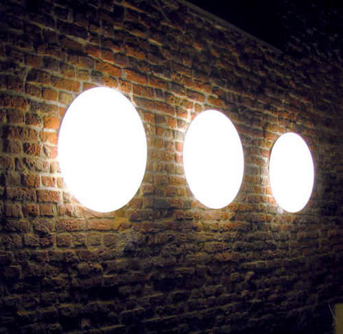 Applique contemporanea - UFO - 100% LIGHT bvba  - da interno / in polietilene / in vetro
